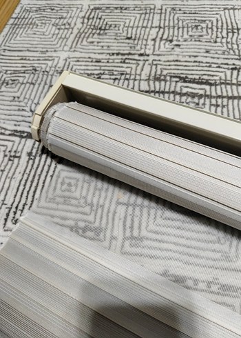 Bej ve Gri Çizgili Modern Perde
Eni 80/boyu 250 - Görsel 5