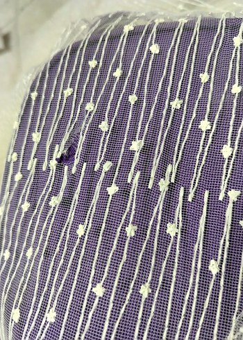 Beyaz tül 
iki yerinde açılma var resimde belli - Görsel 11