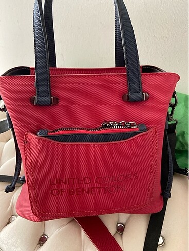  Beden kırmızı Renk Benotton çanta
