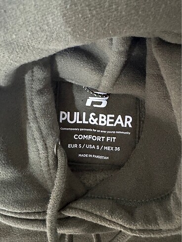 s Beden Pull Bear Kapsonlu Sweatshirt