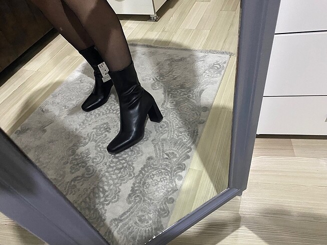 39 Beden siyah Renk Bershka Siyah bot