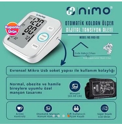 Tansiyon aleti elimde çok fazla vardır ürün sıfır garantili