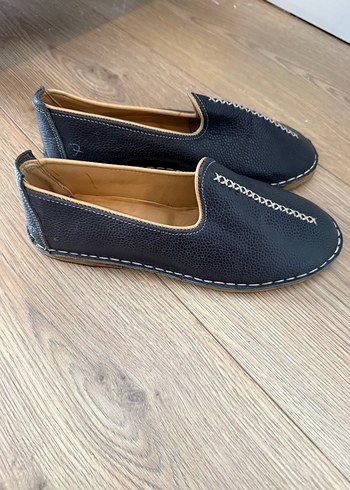 Erkek Siyah Minimalist Espadril Ayakkabı - Görsel 3