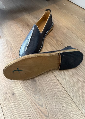 Erkek Siyah Minimalist Espadril Ayakkabı - Görsel 2