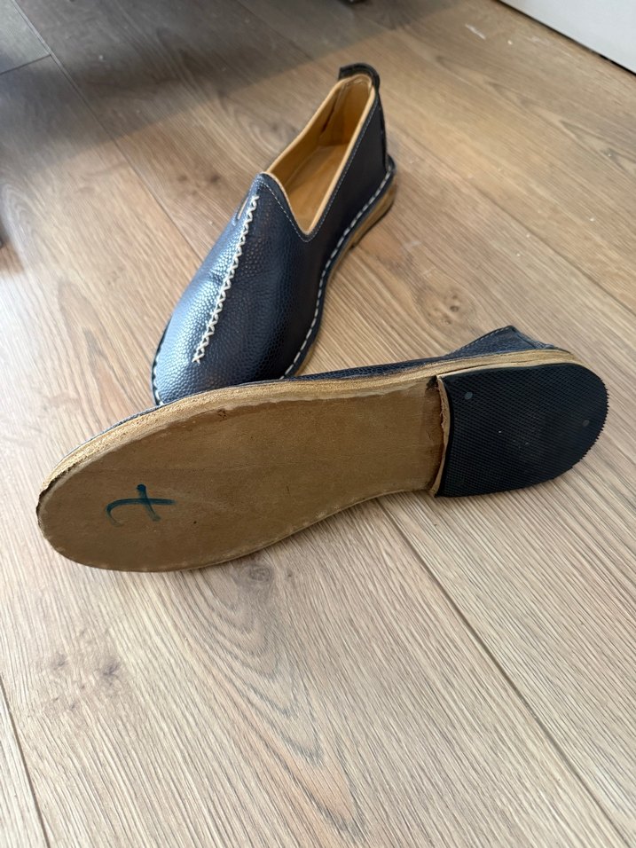 Erkek Siyah Minimalist Espadril Ayakkabı - Görsel 2