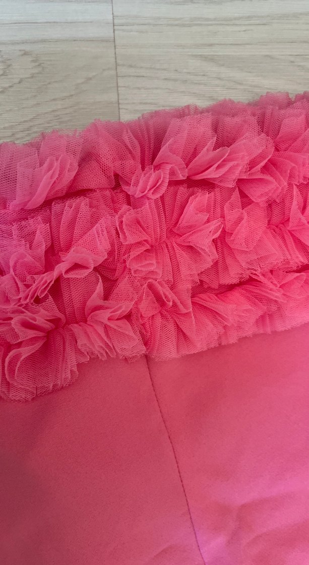 Pembe Kolsuz Kız Çocuk Elbise - Görsel 4