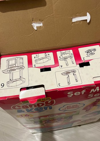 Renkli Çocuk Oyun Mutfak Seti 58cm - Görsel 4