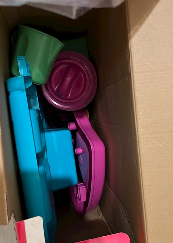 Renkli Çocuk Oyun Mutfak Seti 58cm - Görsel 6