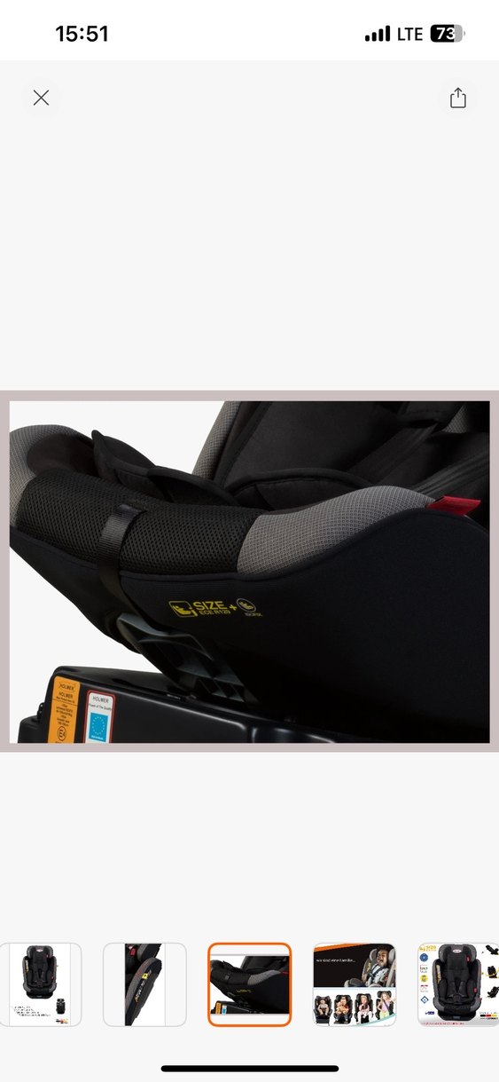 Holmer Kids Maxi Protect Aero 3D 0-36kg Dönebilir Oto Koltuğu - Görsel 2