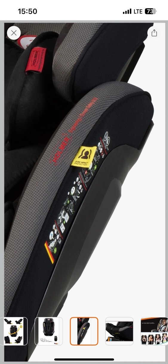 Holmer Kids Maxi Protect Aero 3D 0-36kg Dönebilir Oto Koltuğu - Görsel 3