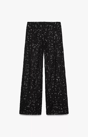 Zara ZARA PULLU HACİMLİ PANTOLON