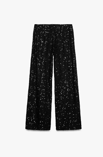 l Beden ZARA PULLU HACİMLİ PANTOLON