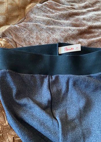 Gri Pilili Kadın Denim Pantolon - Görsel 4