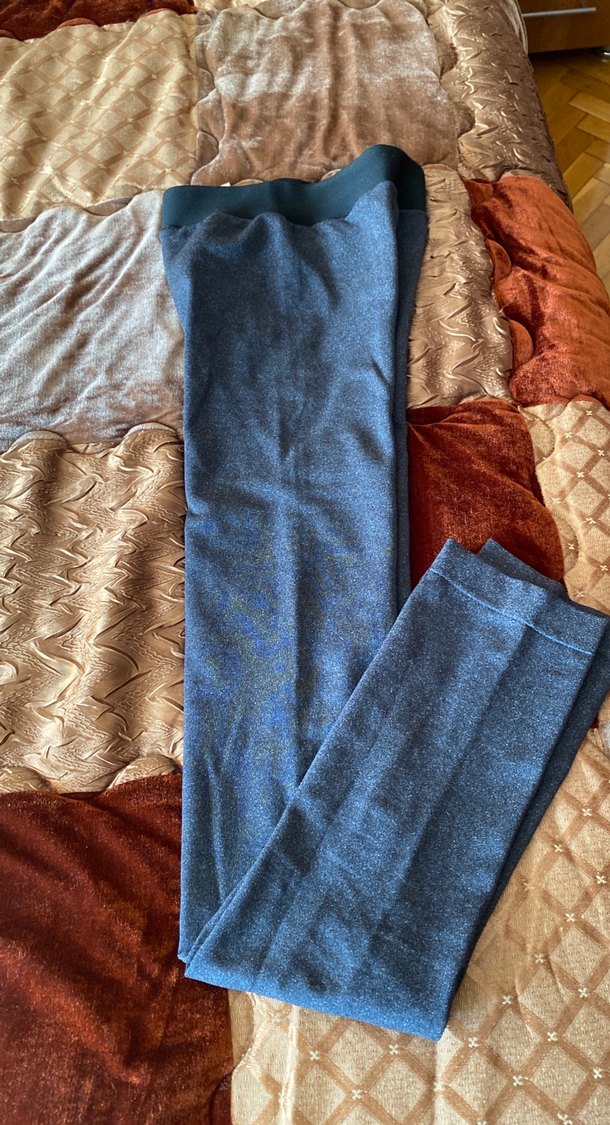 Gri Pilili Kadın Denim Pantolon - Görsel 3