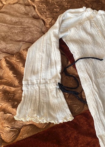 Altın Renkli Nakışl elbise - Görsel 12