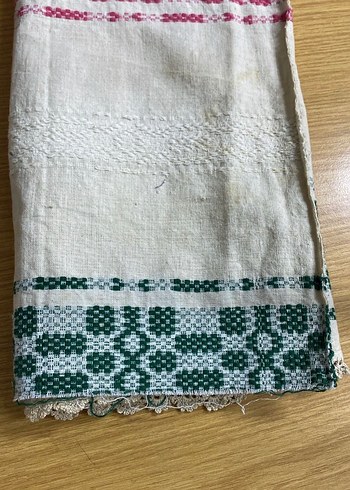 El İşlemeli Geleneksel Kumaş Örtü - Görsel 9