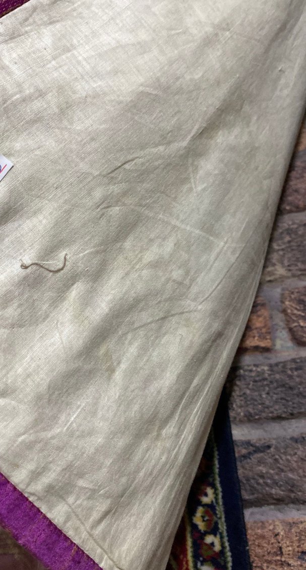 Mor Parlak ipek örtü - Görsel 4