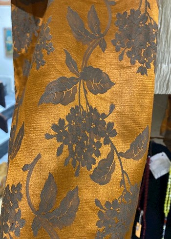 Desenli Bohem Tarz Uzun Kadın Kaftan içliği ile - Görsel 2