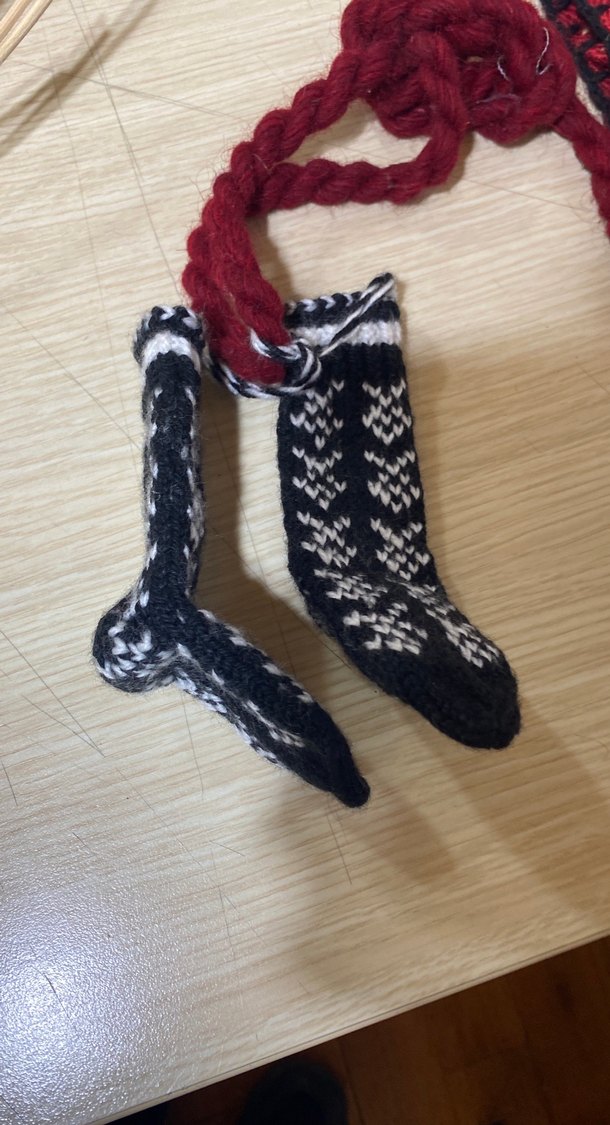 Nakışlı Erkek Çocuk Çorabı - Görsel 2