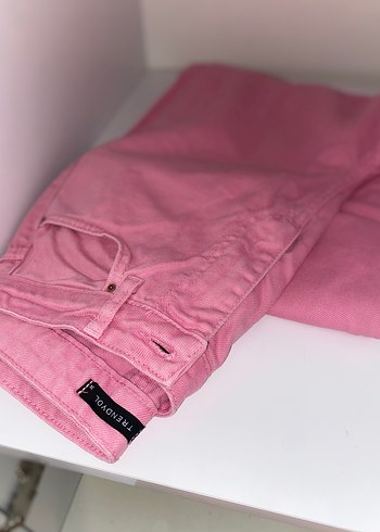 Pembe Regular Fit Street Kot Pantolon