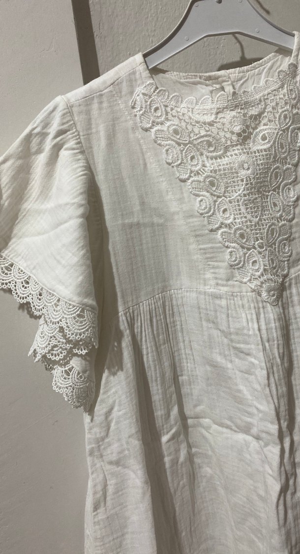 Müslin  kumaş elbise - Görsel 2