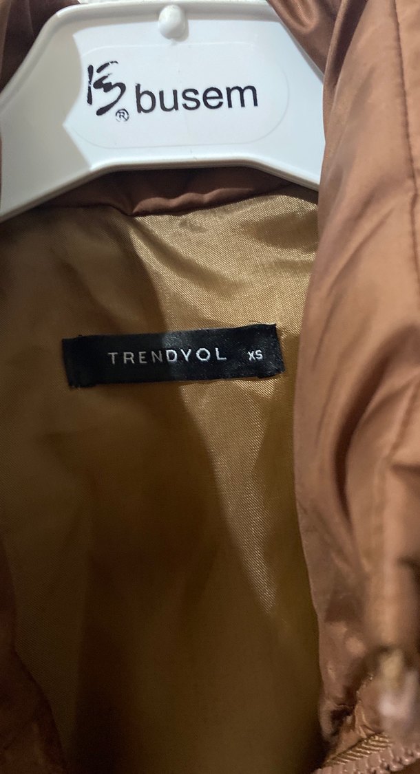 Kahverengi Kürklü Kadın Kışlık Ceket - Görsel 5