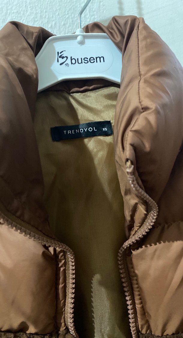 Kahverengi Kürklü Kadın Kışlık Ceket - Görsel 4