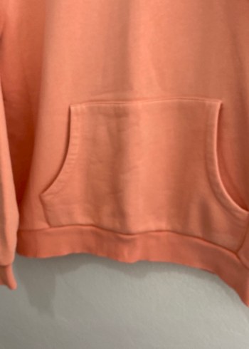 Pembe Basic Kadın Sweatshirt orjinal hype marka - Görsel 8