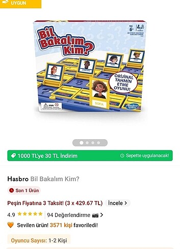 Bil bakalım kim hasbro