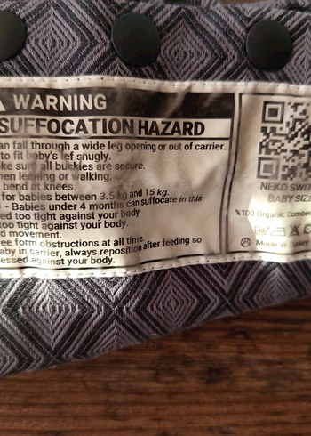 Gri Desenli Bebek Taşıyıcı - Görsel 5