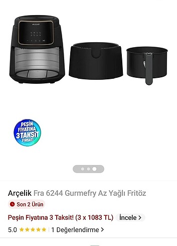 Beden Renk Arçelik airfryer