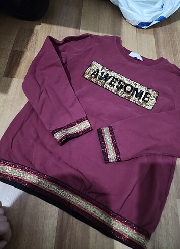 Panço OJİNAL PANÇO MARKA KIZ ÇOCUK SWEATSHIRT 9 YAŞ