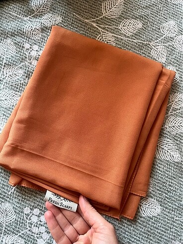 Beden turuncu Renk Fresh scarfs şeftali rengi şal