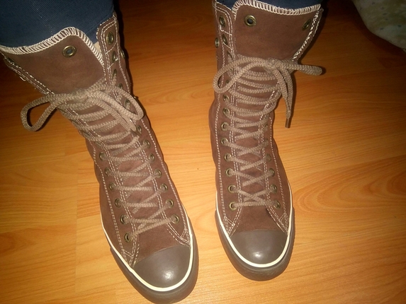 converse kışlık spor ayakkabı 