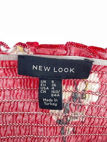 36 Beden kırmızı Renk New Look Mini Üst %70 İndirimli.