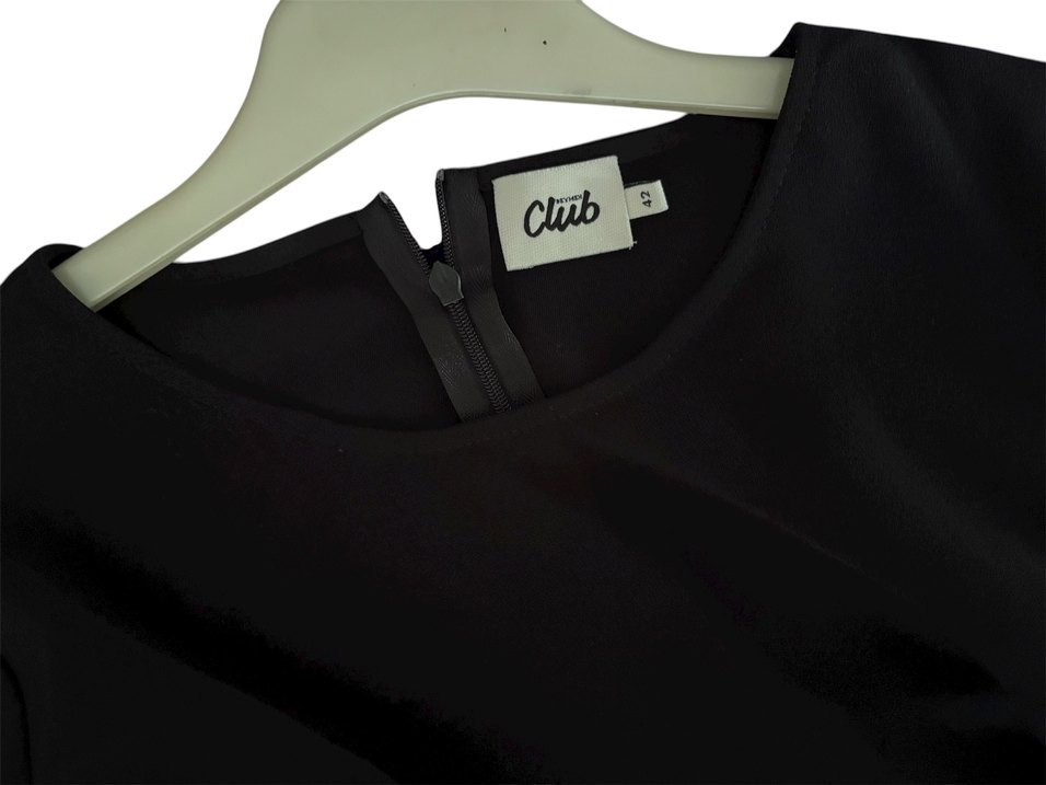 Siyah Uzun Kollu Kadın Tunik - Görsel 4