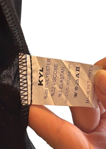 Uzun Pilili Siyah Gotik Kadın Yelek - Görsel 6