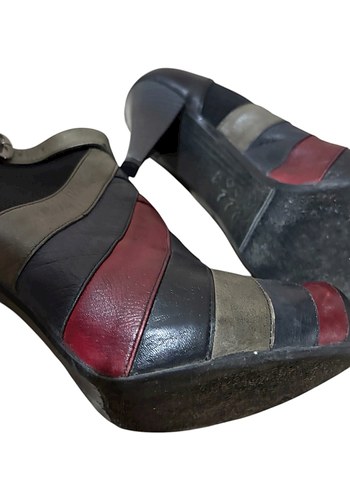 Deri topuklu kısa bot - Görsel 3