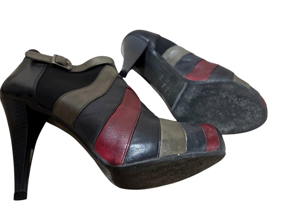 Deri topuklu kısa bot - Görsel 3