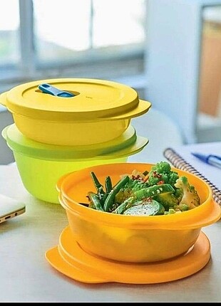 Tupperware mikrodalga ısıtma ve saklama seti 