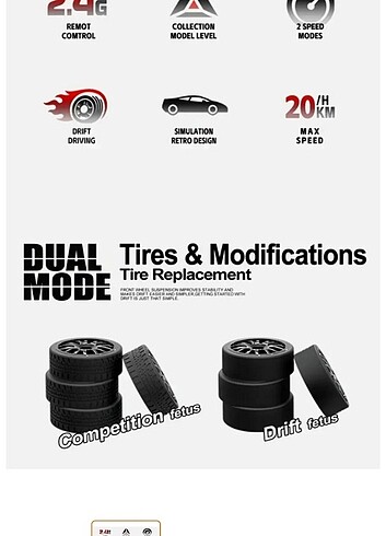 RC Drift Araba Porsche