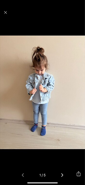 Kız bebek Denim Ceket