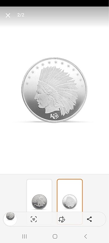 Accessorize Gümüş coin