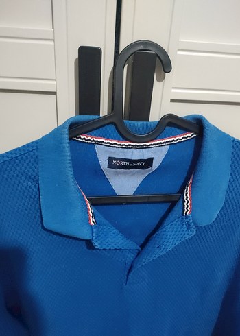 l Beden Erkek Koyu Mavi Kısa Kollu Polo Tişört