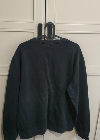 l Beden Erkek Siyah Basic Sweatshirt