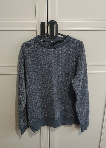 Gri erkek Sweatshirt