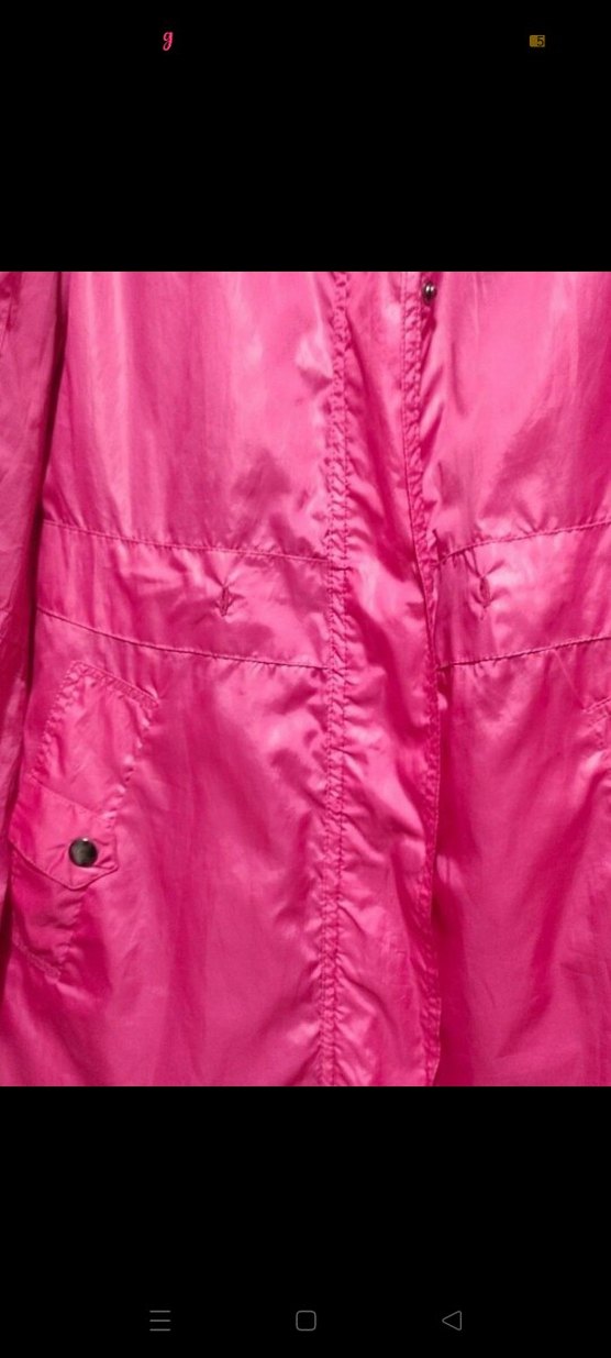 Kadın Pembe Midi Yağmurluk - Görsel 3