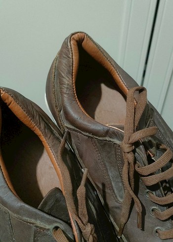 Erkek Kahverengi Günlük Ayakkabı Bağcığı - Görsel 2