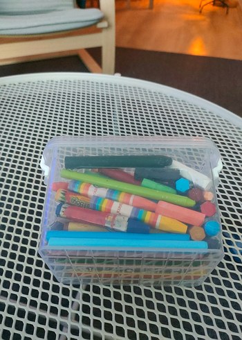 Renkli Pastel Boya Seti ve Saklama Kutusu - Görsel 6