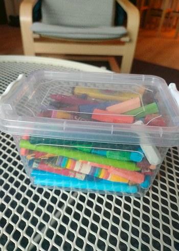 Renkli Pastel Boya Seti ve Saklama Kutusu - Görsel 9